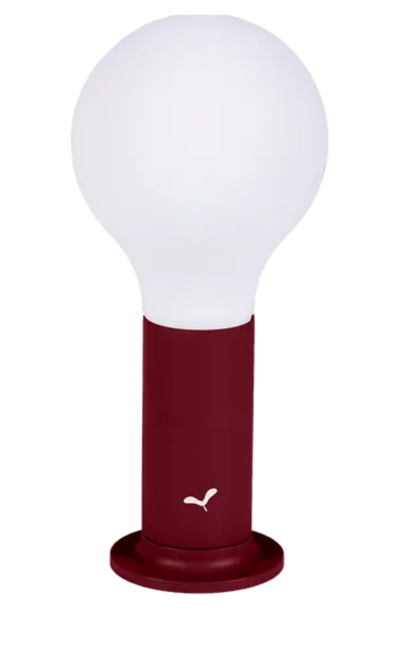 Load image into Gallery viewer, Black Fermob APLÔ Lamp H.24 with magnetic base, outdoor portable lighting for stylish illumination.