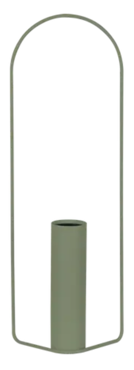 Load image into Gallery viewer, Fermob Itac cylindrical vase with cactus-shaped accessories in matching decor style, measuring 76cm tall.