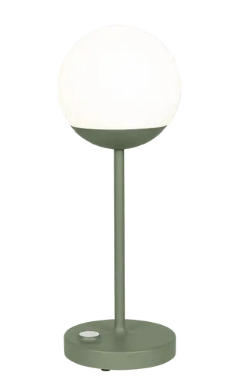 Load image into Gallery viewer, Fermob MOOON! wireless table lamp shaped like a cactus, with a sleek modern design and soft glow, suitable for outdoor use.