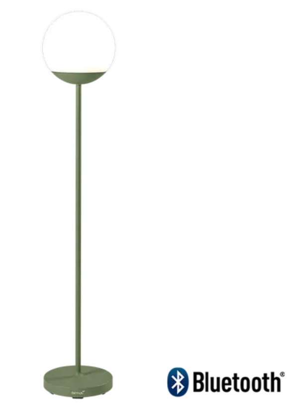 Load image into Gallery viewer, Fermob MOOON! wireless cactus-shaped floor lamp, 134 cm tall, with a modern design and warm lighting.