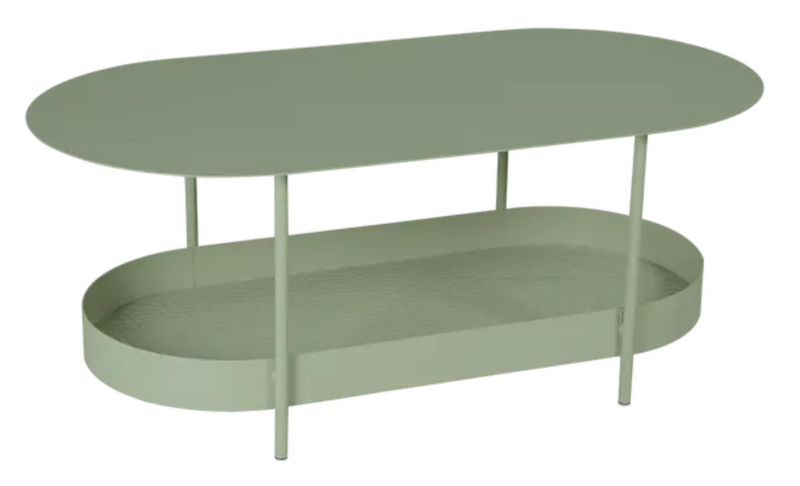 Load image into Gallery viewer, Fermob Salsa low table with cactus design, measuring 113x58cm, featuring a modern outdoor furniture style.