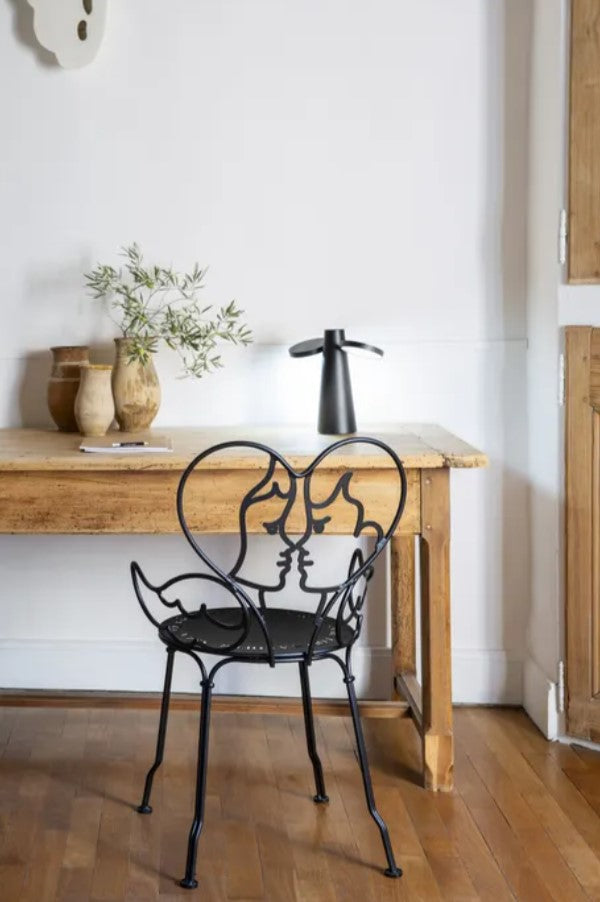 Load image into Gallery viewer, Fermob ANGE metal outdoor chair with a romantic French design, ideal for patio or garden seating.