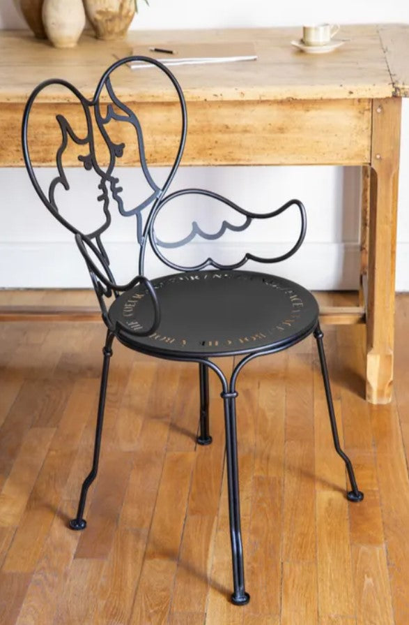 Load image into Gallery viewer, Fermob ANGE metal outdoor chair with romantic French design, suitable for patios and outdoor hospitality spaces.