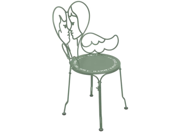 Load image into Gallery viewer, Fermob ANGE metal chair with a romantic outdoor design, suitable for patios and outdoor dining spaces.