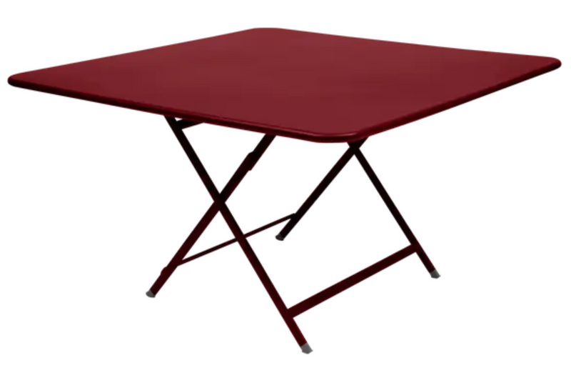 Load image into Gallery viewer, Fermob Caractère outdoor foldable eight-seater table in chiliom, 128x128 cm, suitable for outdoor dining and gatherings