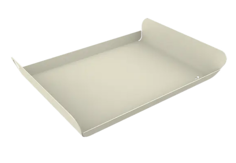 Load image into Gallery viewer, Fermob Alto metal tray, 23x17 cm, in Cley Grey, outdoor use with a sleek rectangular design and sturdy metal construction.