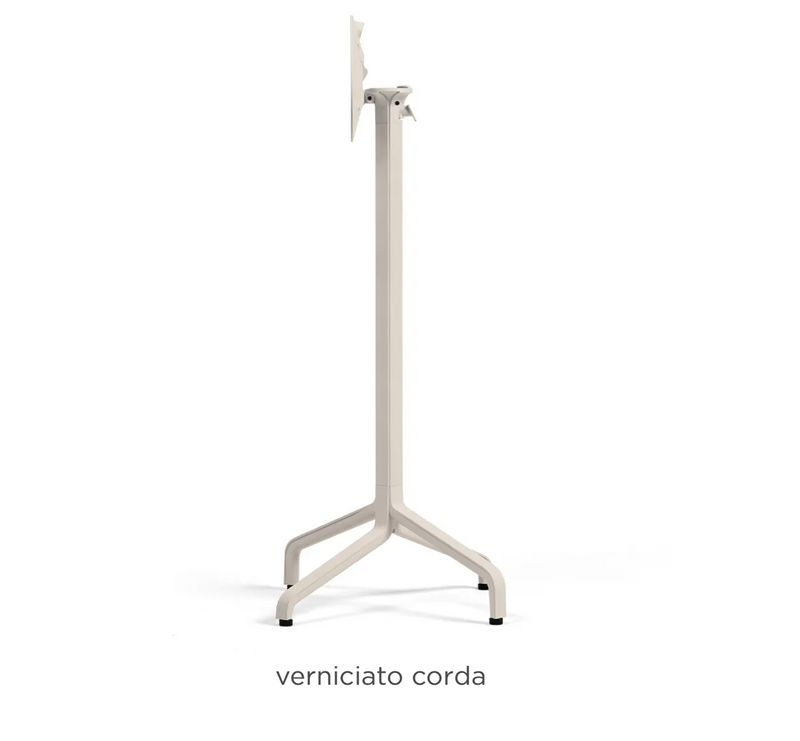 Load image into Gallery viewer, Nardi Base Frasca High Folding table base with handle, designed for outdoor Nardi furniture, shown with a cord-style finish.