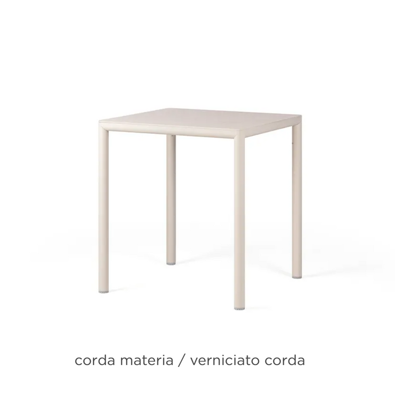 Load image into Gallery viewer, Outdoor Piave 70 Nardi Contract table by Custom Wood Designs, featuring a sturdy wooden tabletop and modern design.