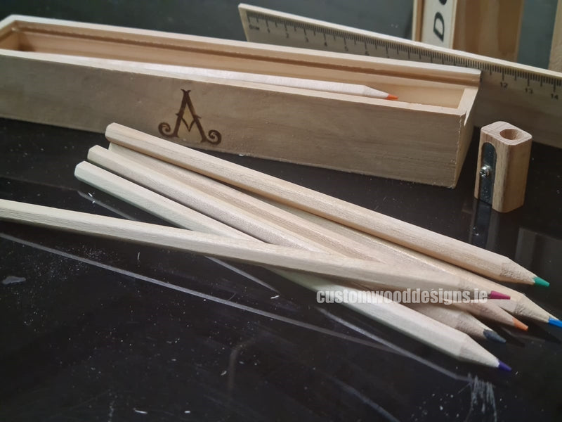 Load image into Gallery viewer, Colouring Pencils pack of 50 Custom Wood Designs __label: Multibuy __label: Upload Logo CustomWoodDesigns-AdareManorGiftBox_10