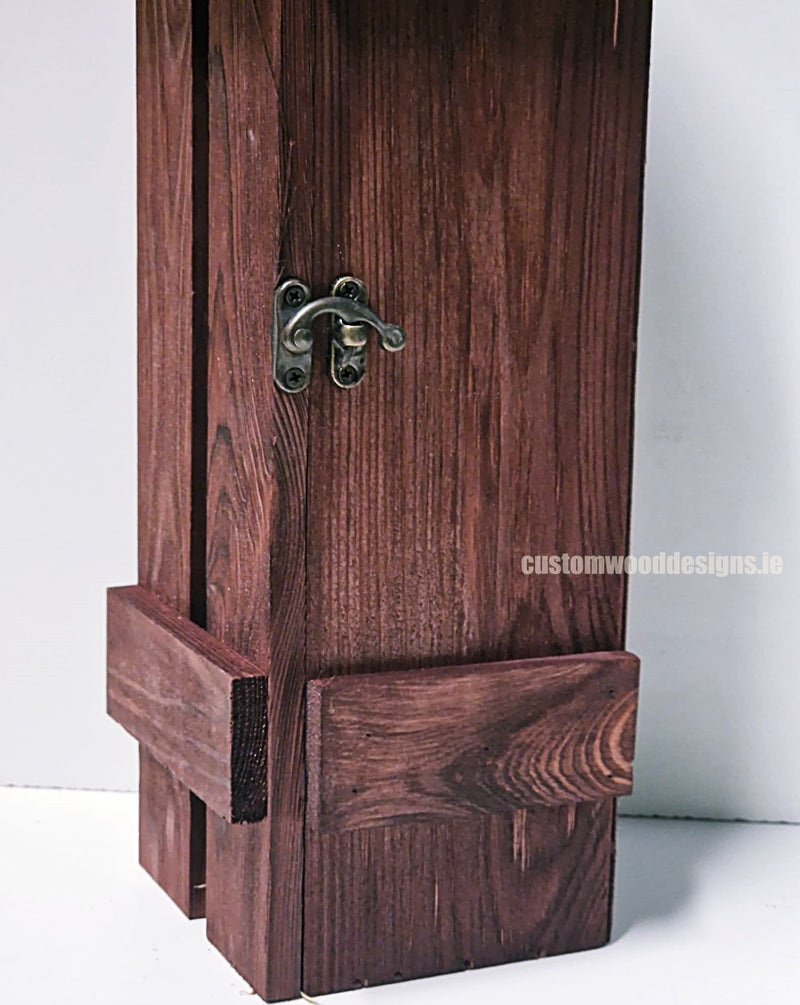 Load image into Gallery viewer, Rustic Bottle Box - Burgundy Single x 25 Bottle box Custom Wood Designs __label: Multibuy Bottle Box gift box Gift Boxes Single bottle box CustomWoodDesignsIreland06c40731-4628-4221-a6c3-59cb15d8f6e9_402179a5-39b0-48ec-9d3f-f7e4740432fd