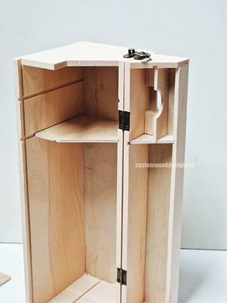 Load image into Gallery viewer, Bottle Box / Desk Topper x25 Custom Wood Designs Bottle Box Bottle Boxes Gift Boxes Single bottle box CustomWoodDesignsIreland66aa0c00-bbed-441b-9c03-f88303c2c367