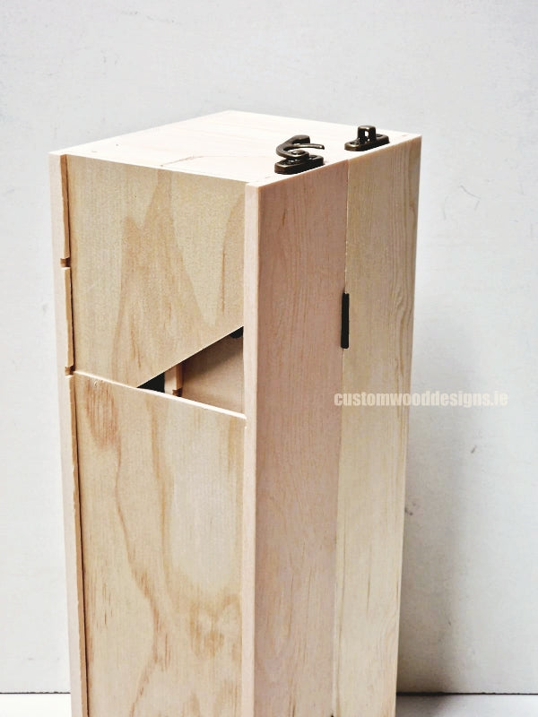Load image into Gallery viewer, Bottle Box / Desk Topper x25 Custom Wood Designs Bottle Box Bottle Boxes Gift Boxes Single bottle box CustomWoodDesignsIreland72a079b7-0c15-4c69-8bbb-3470592f4d30