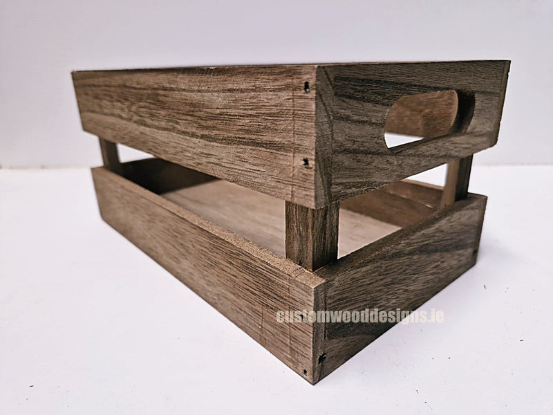 Load image into Gallery viewer, Wooden vintage table caddy pack of 10 Securit __label: Multibuy CustomWoodDesignsIrelandBrandedwoodecratesFruitcratesIrelanddisplaycratesirelandcustomisedcrateswoodencrates_1_0a470dca-dbce-495d-be92-a2cb8a9146f0