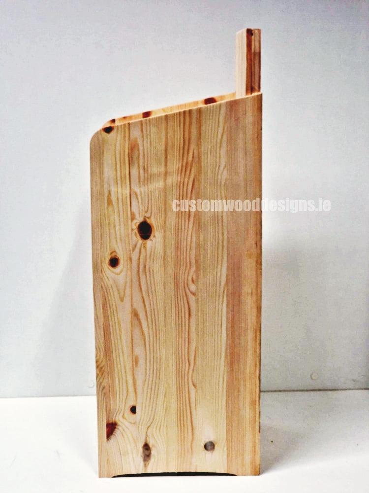 Load image into Gallery viewer, Natural Pine Four-Shelf Compact Countertop Display - Custom Wood Designs