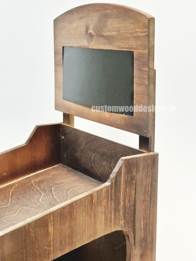 Load image into Gallery viewer, Dark Pine Two-Tiered Countertop Display for Baked Goods - Custom Wood Designs
