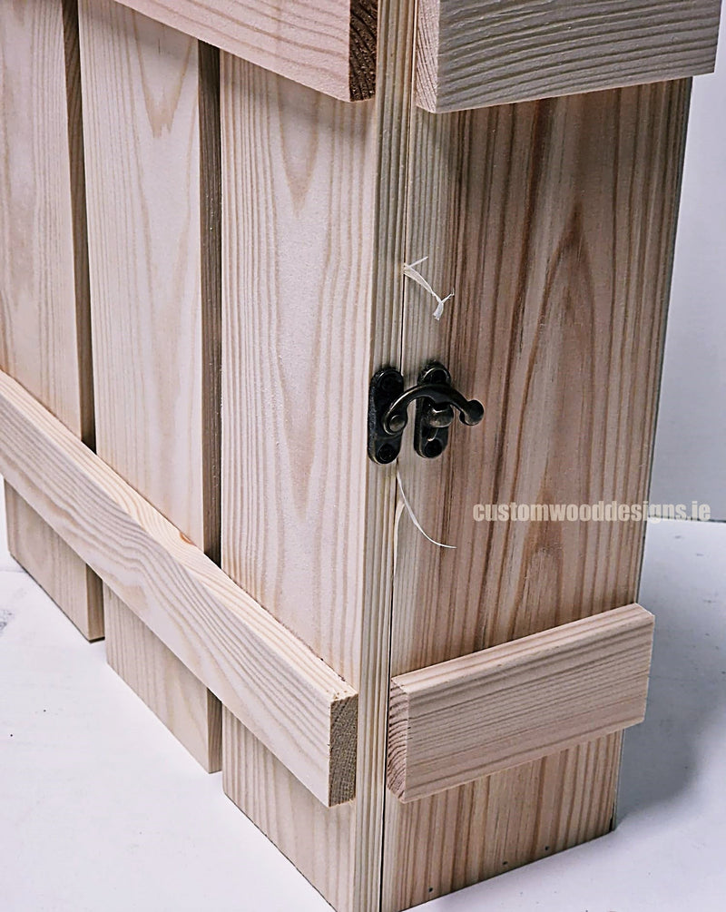 Load image into Gallery viewer, Rustic 3 Bottle Box - Natural x 25 Corporate Gift Box with Wood Wool Custom Wood Designs __label: Multibuy box corporate gift hamper triple wine box wood wool CustomWoodDesignsIrelandCorporategiftboxesBottleBoxesGiftingboxesforbottleslaserengravedbottleboxespersonalisedbottleboxesCorporateboxesrusticboxwinebo_15_d97d50b2-8b53-42a0-99da-c75229ae3e36