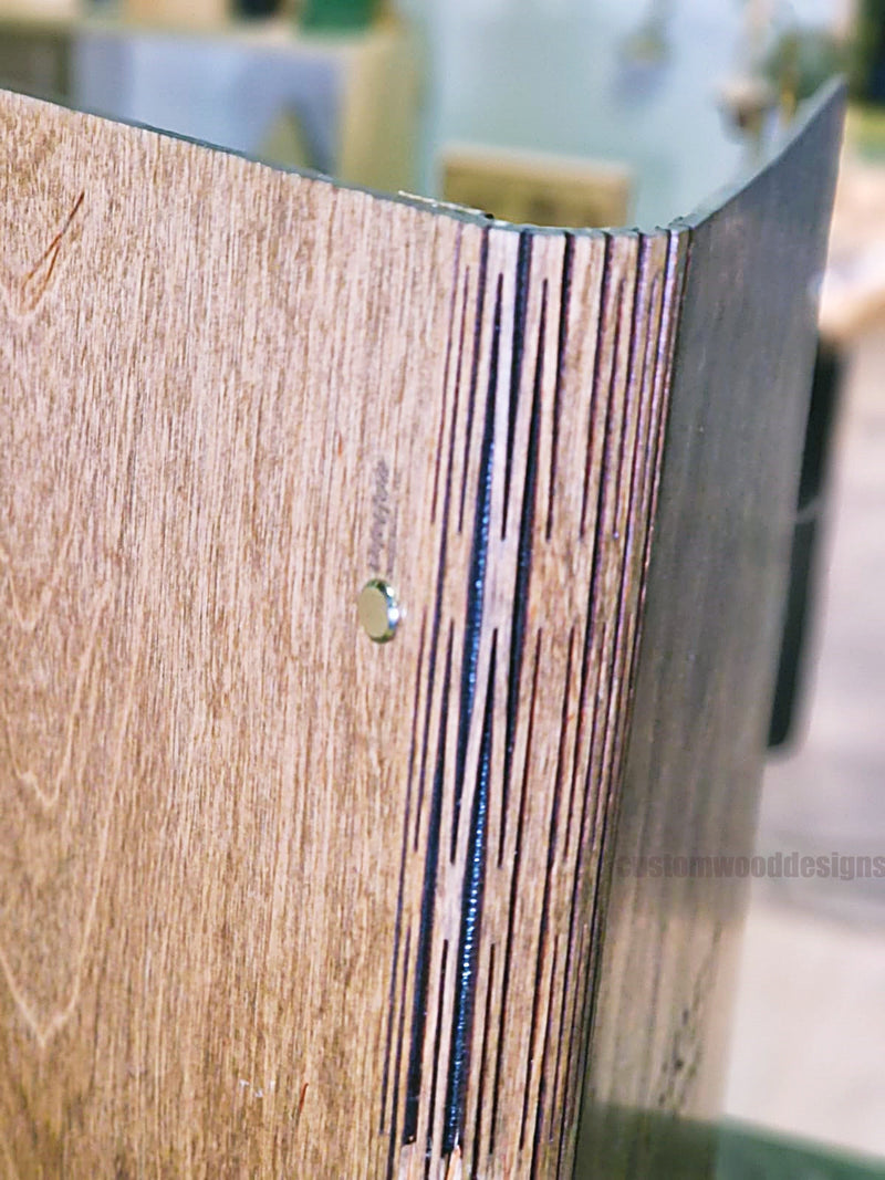 Load image into Gallery viewer, A4 Book Wooden Menu 21x30cm Custom Wood Designs __label: Multibuy CustomWoodDesignsIrelandCustomWoodenMenusWoodBookMenusTheClubatGoffsWoodenMenusreataurant_59c8105e-93ac-4162-94b5-548c0f6f86ae