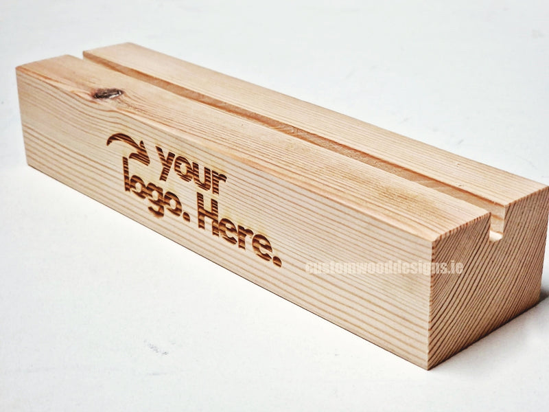 Load image into Gallery viewer, Double Sided Info Display - A5 Natural x10 Custom Wood Designs CustomWoodDesignsIrelandDoublesidedA4sizePointofsaleInformationholderA4clipboardandblocksetInformationDisplayretailhospitalitycorporateCWD_12
