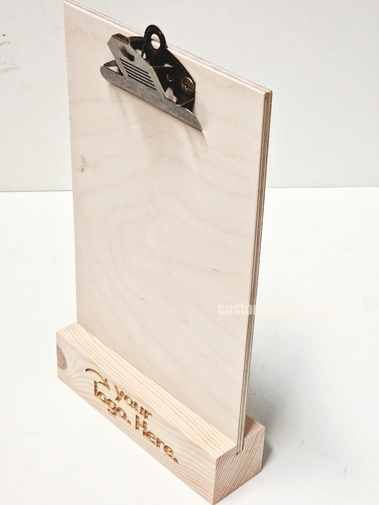 Load image into Gallery viewer, Clipboard Block Set - A5 Natural x10 Custom Wood Designs CustomWoodDesignsIrelandDoublesidedA4sizePointofsaleInformationholderA4clipboardandblocksetInformationDisplayretailhospitalitycorporateCWD_21_39c82691-2567-447f-bbb2-86a4a47e7623