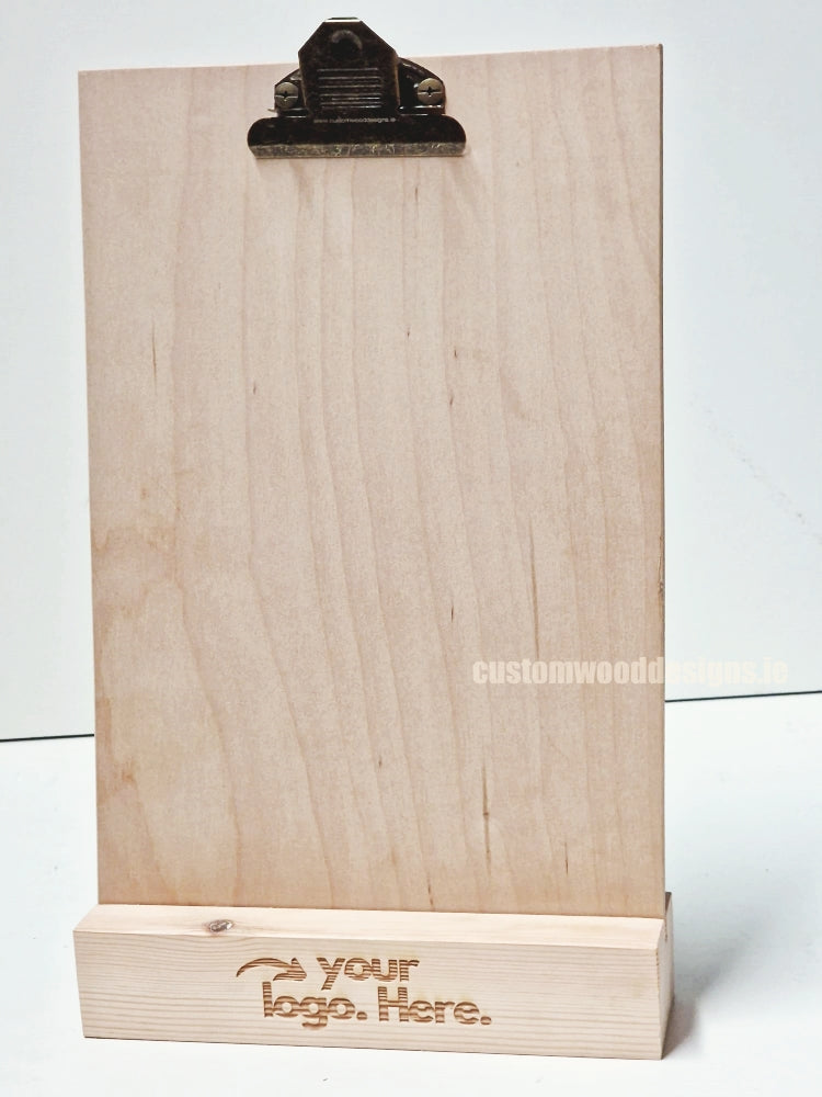 Load image into Gallery viewer, Clipboard Block Set - A4 Natural x10 Custom Wood Designs CustomWoodDesignsIrelandDoublesidedA4sizePointofsaleInformationholderA4clipboardandblocksetInformationDisplayretailhospitalitycorporateCWD_5_5f6900f7-70ed-4b36-9345-ad2474a0e28d