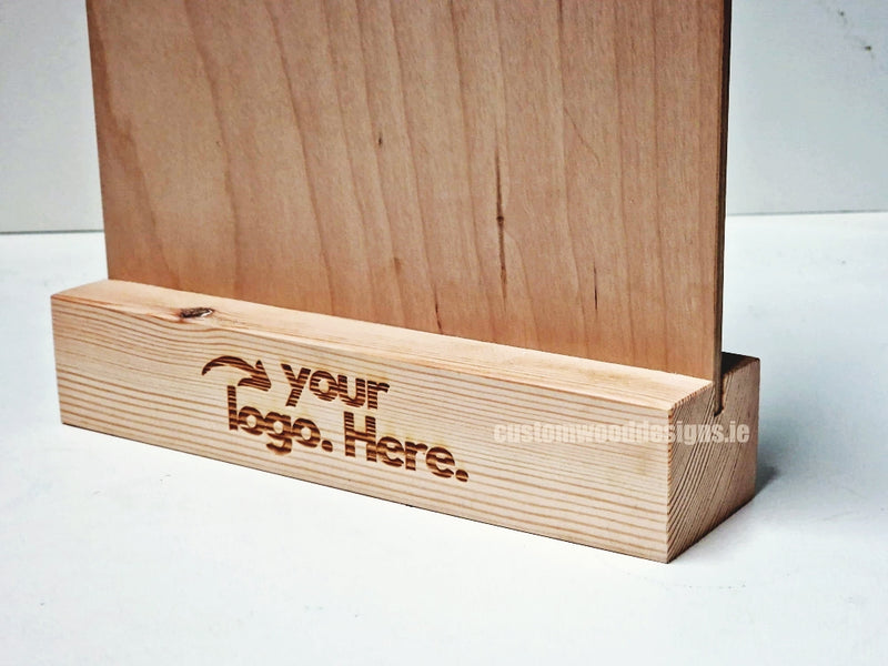Load image into Gallery viewer, Clipboard Block Set - A4 Natural x10 Custom Wood Designs CustomWoodDesignsIrelandDoublesidedA4sizePointofsaleInformationholderA4clipboardandblocksetInformationDisplayretailhospitalitycorporateCWD_9
