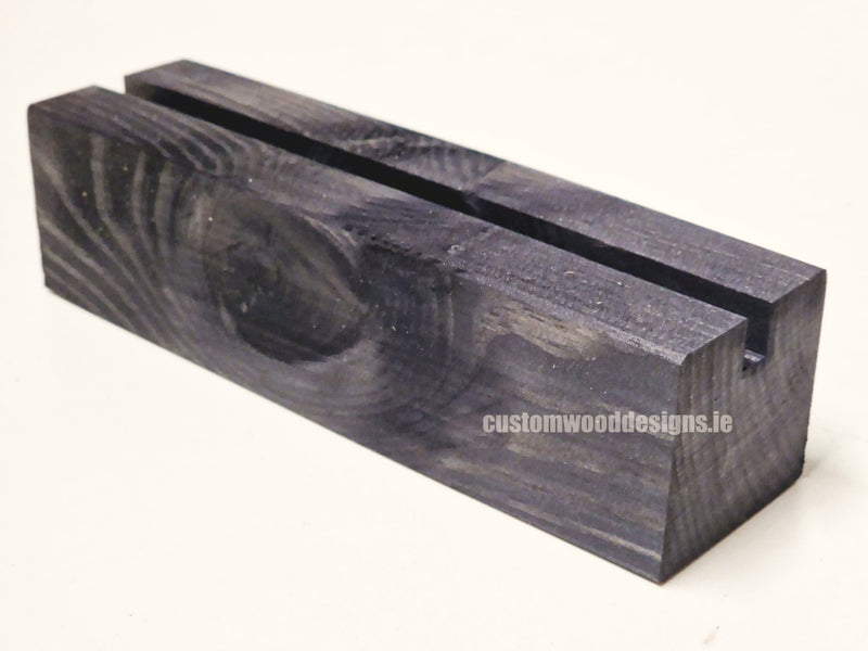 Load image into Gallery viewer, A5 Black Pine Display Block – Black (Pack of 10) - Custom Wood Designs