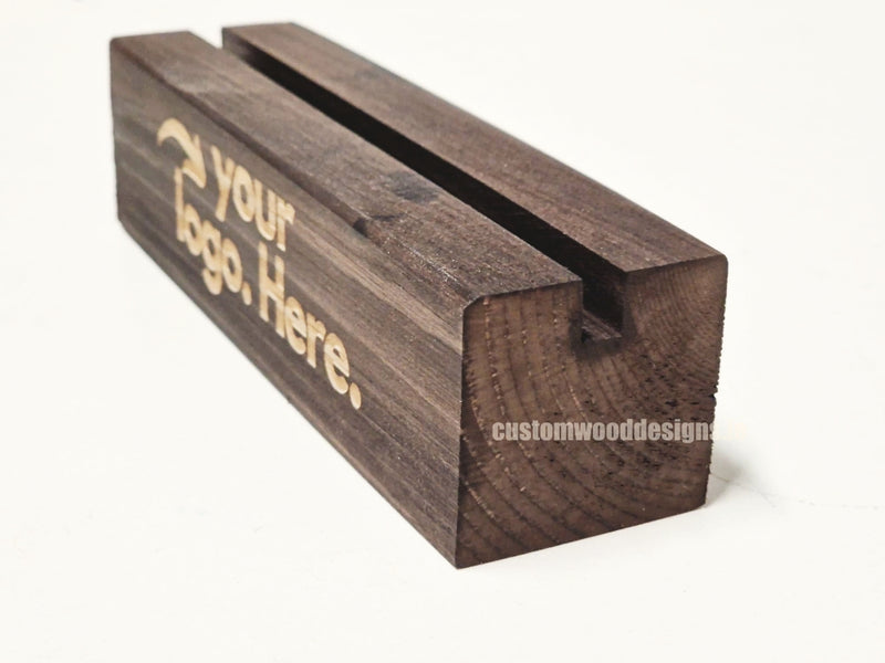 Load image into Gallery viewer, A5 Rustic Pine Display Block – Black (Pack of 10) - Custom Wood Designs