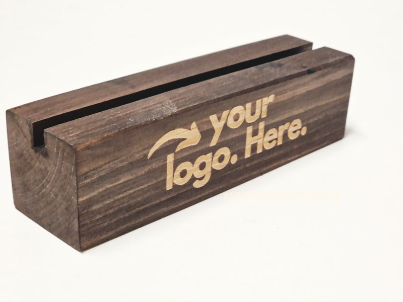 Load image into Gallery viewer, A5 Rustic Pine Display Block – Black (Pack of 10) - Custom Wood Designs