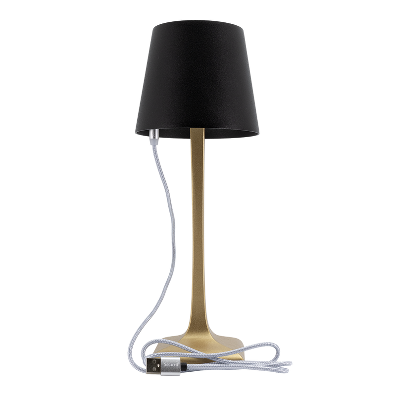 Load image into Gallery viewer, Securit® MILANO Table Lamp - Black/Gold (Pack of 6) - Custom Wood Designs