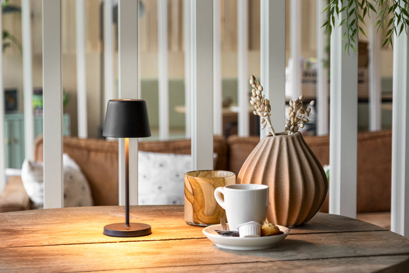 Load image into Gallery viewer, Securit® MONTE CARLO Table Lamp - Black (Pack of 8) - Custom Wood Designs