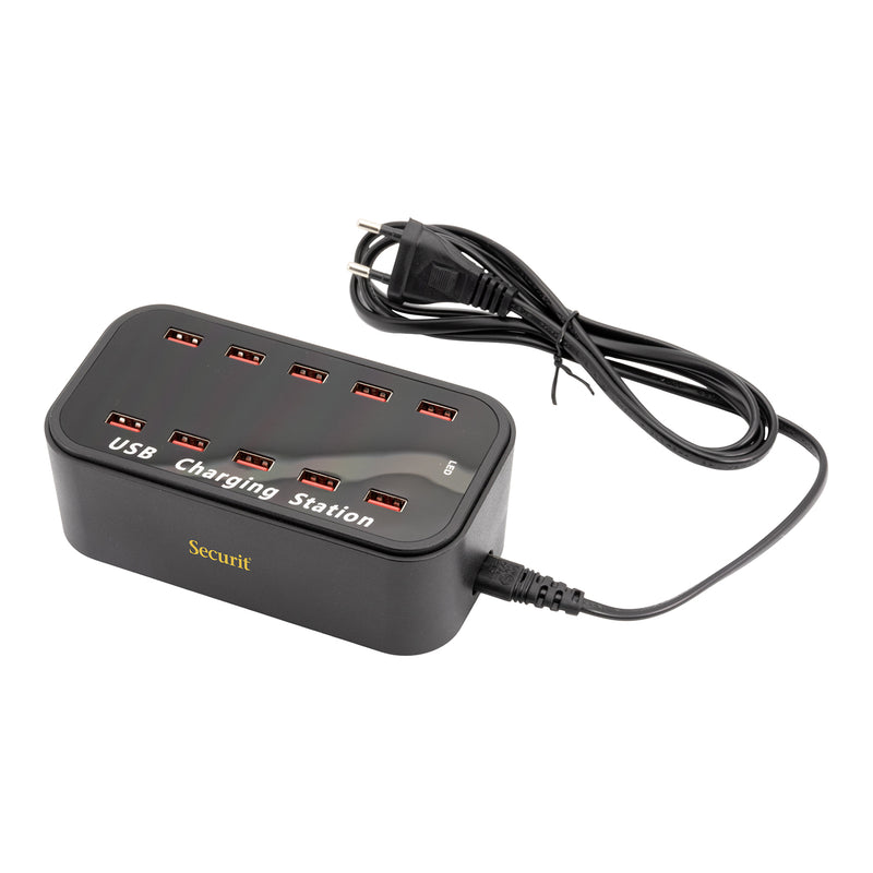 Load image into Gallery viewer, Securit® Multicharger for 10 Lamps - Custom Wood Designs