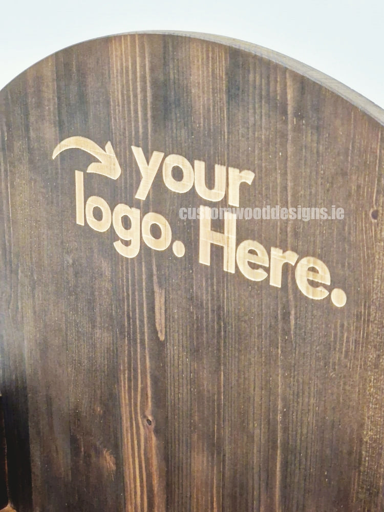 Load image into Gallery viewer, Dark Pine Crate-Style Display Countertop Display - Custom Wood Designs