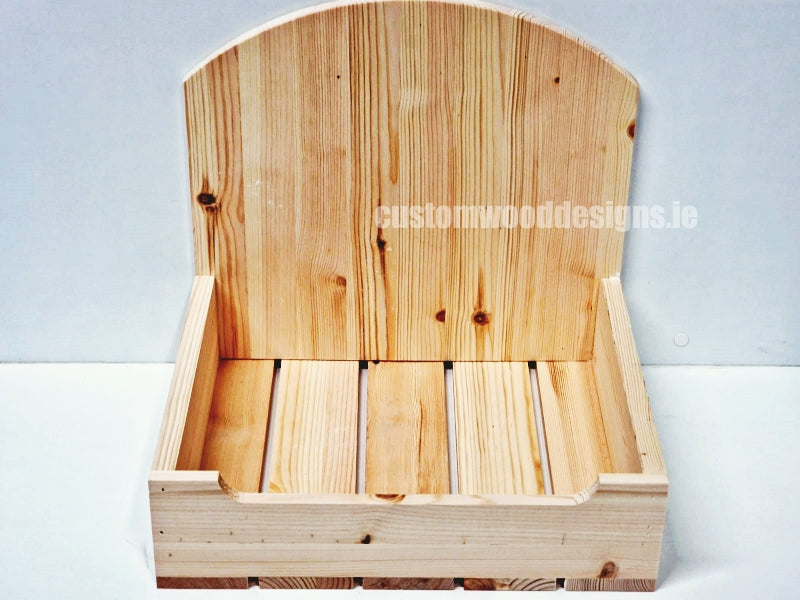 Load image into Gallery viewer, Natural Pine Crate-Style countertop Display - Custom Wood Designs