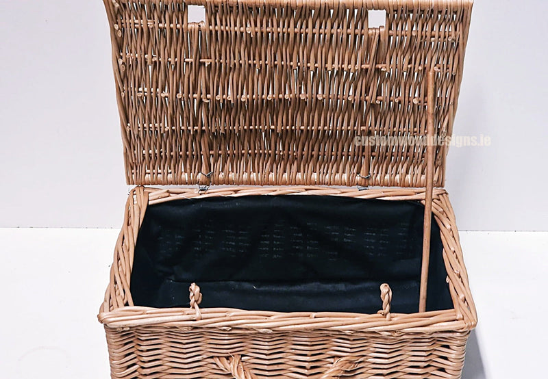 Load image into Gallery viewer, 10 x Wicker Hamper Basket 40 X 28 X 17cm Wicker Hamper Basket Custom Wood Designs Gifting basket hamper basket Retail display basket wicker basket CustomWoodDesignsIrelandWickerBasketsupplierIrelandgiftingbasketsupplierIrelandretaildisplaybasketsIrelanddisplaybasketscorporategiftingbasketsIrelandCWDIreland_20_a23d38fa-a514-47e5-8a76-cda3170bb51f