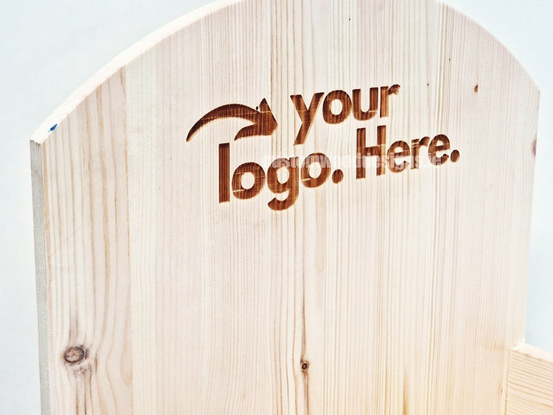 Load image into Gallery viewer, Natural Pine Crate-Style countertop Display - Custom Wood Designs