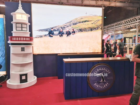 Custom Wood Designs Lights the Way for Clonakilty Distillery at Whiskey Live Dublin