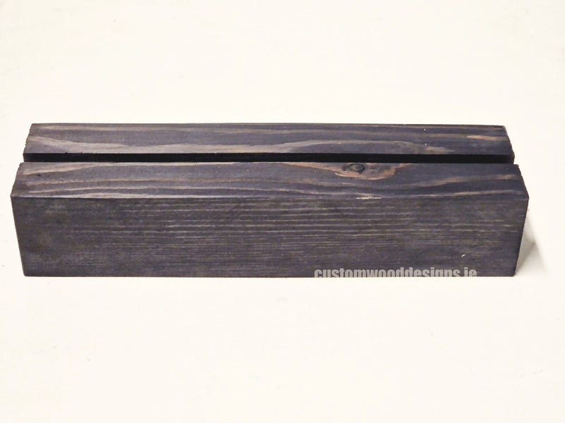 Load image into Gallery viewer, A4 Black Pine Display Block – Black (Pack of 10) - Custom Wood Designs