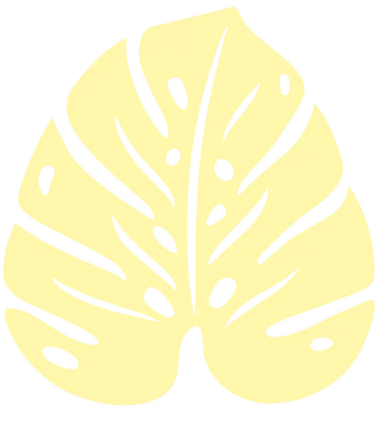 Load image into Gallery viewer, Fermob BOUQUET SAUVAGE Monstera non-slip metal pad with frosted lemon design, designed for stable placement of items.