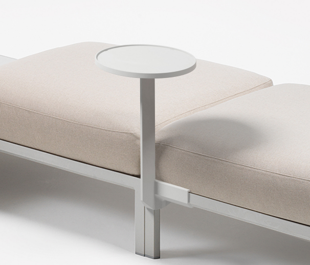 Load image into Gallery viewer, Nardi Maximo Tavolino 33 modular side table in white with a smooth surface, suitable for modern contract furniture settings.
