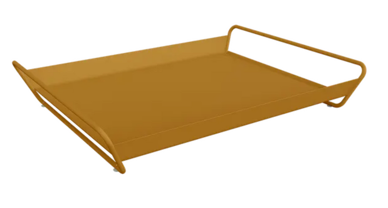 Load image into Gallery viewer, Fermob ALTO metal tray, 53x38.5 cm, outdoor serving tray with a sleek design, perfect for outdoor dining and entertaining.