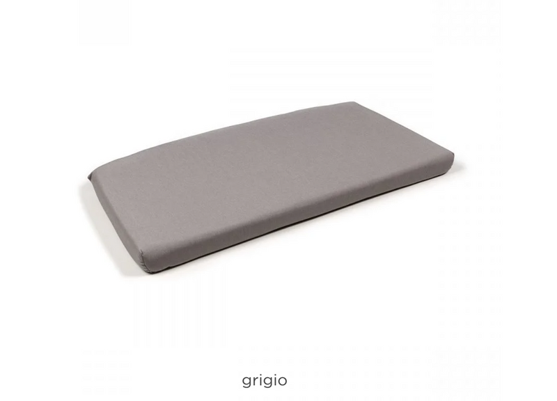 Load image into Gallery viewer, Gray net bench cushion by Nardi designed for outdoor sofas, perfect for patio furniture and comfortable lounging.