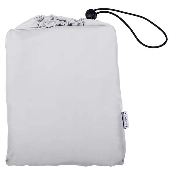 Load image into Gallery viewer, Fermob weatherproof outdoor table cover measuring 210 x 100 cm with storage bag, protecting table from weather elements.