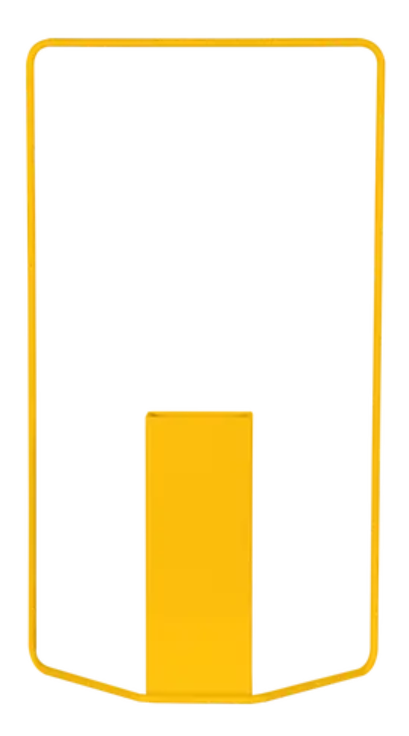 Load image into Gallery viewer, Fermob Itac rectangular vase, 62cm tall, with a honey-colored finish, showcasing its sleek modern design and smooth surface.
