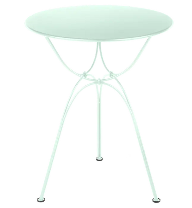 Load image into Gallery viewer, Ice mint Fermob Airloop Table Ø 60 outdoor garden table with metal construction and modern design for outdoor use.