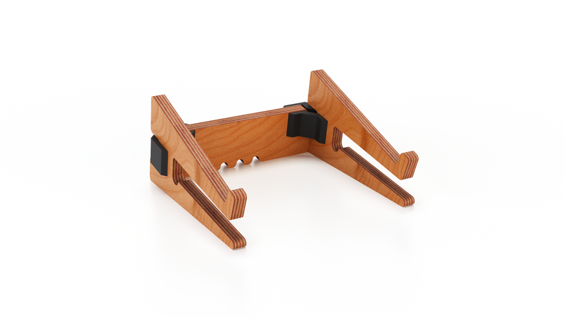 Load image into Gallery viewer, Supporto pc portatile UP+ Oak - Custom Wood Designs