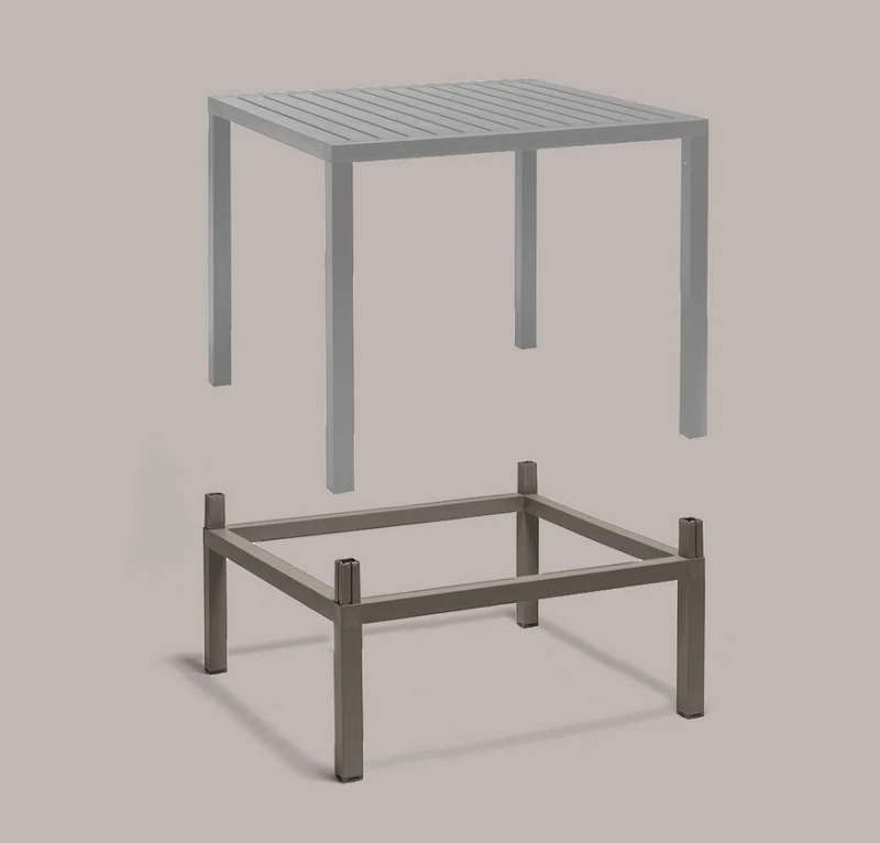 Load image into Gallery viewer, Nardi Cube 80 Height Extension Kit with additional accessories for Cube 80 furniture, shown in the image.