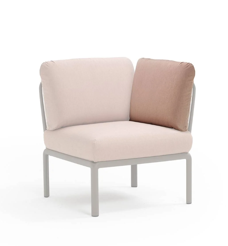 Load image into Gallery viewer, Nardi Komodo outdoor corner back cushion by Custom Wood Designs, soft fabric with plush padding for outdoor seating comfort.