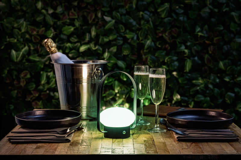 Load image into Gallery viewer, Securit® BARCELONA Service Lamp - Black (Pack of 6) - Custom Wood Designs