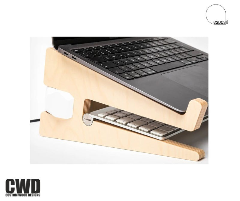 Load image into Gallery viewer, Supporto pc portatile UP+ Exclusive - Custom Wood Designs