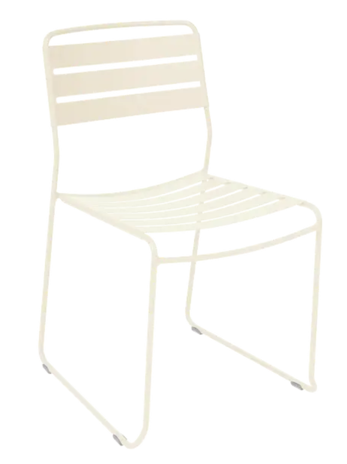 Load image into Gallery viewer, Fermob Surprising outdoor chair in latte color, designed for patio or restaurant outdoor seating.